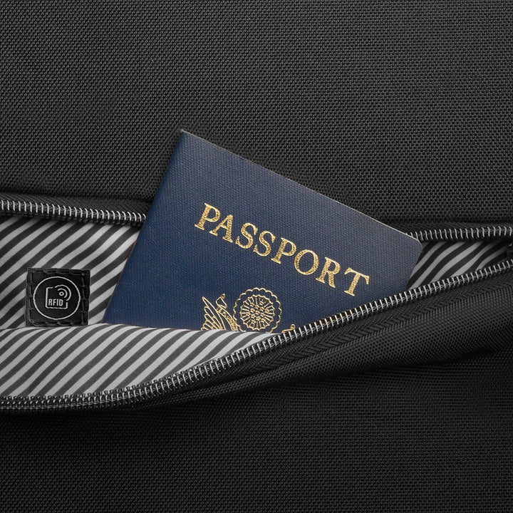 Stealth Hybrid Backpack black rfid pocket