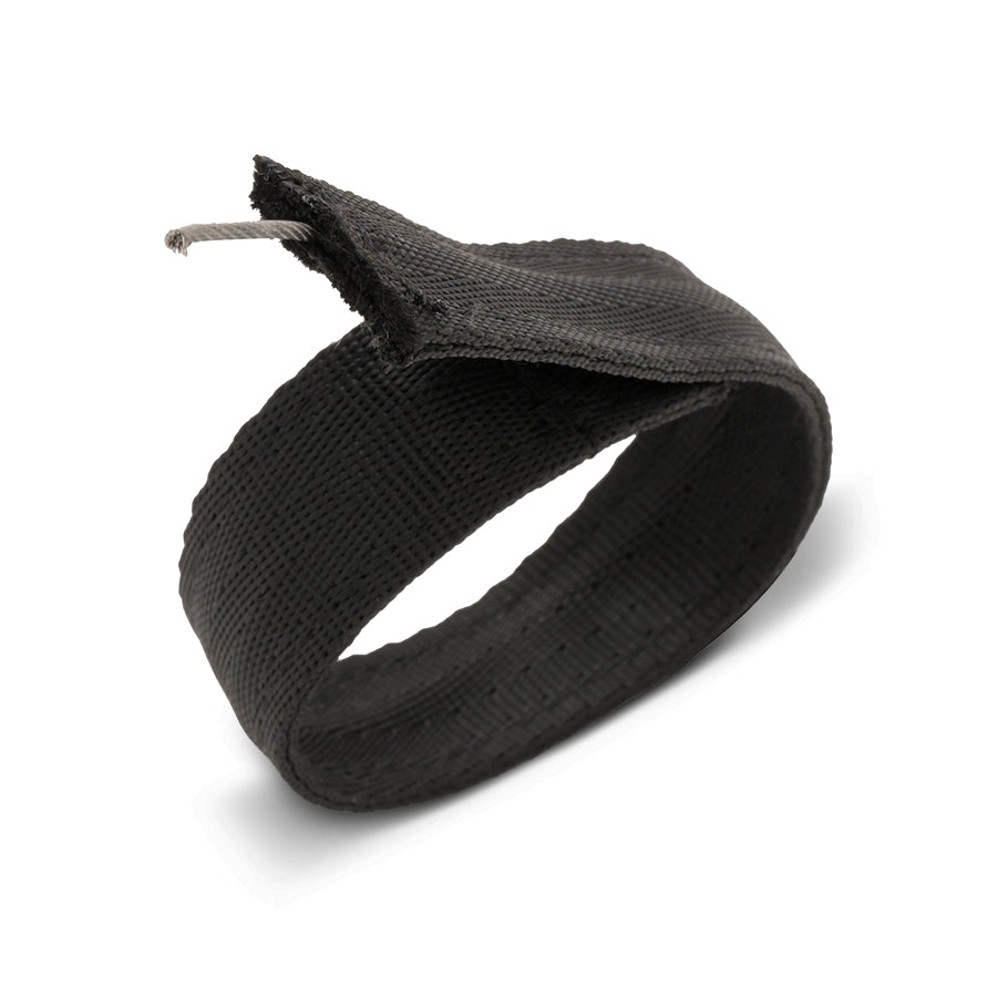 Stealth Hybrid Backpack black strap close up showing reinforced wire