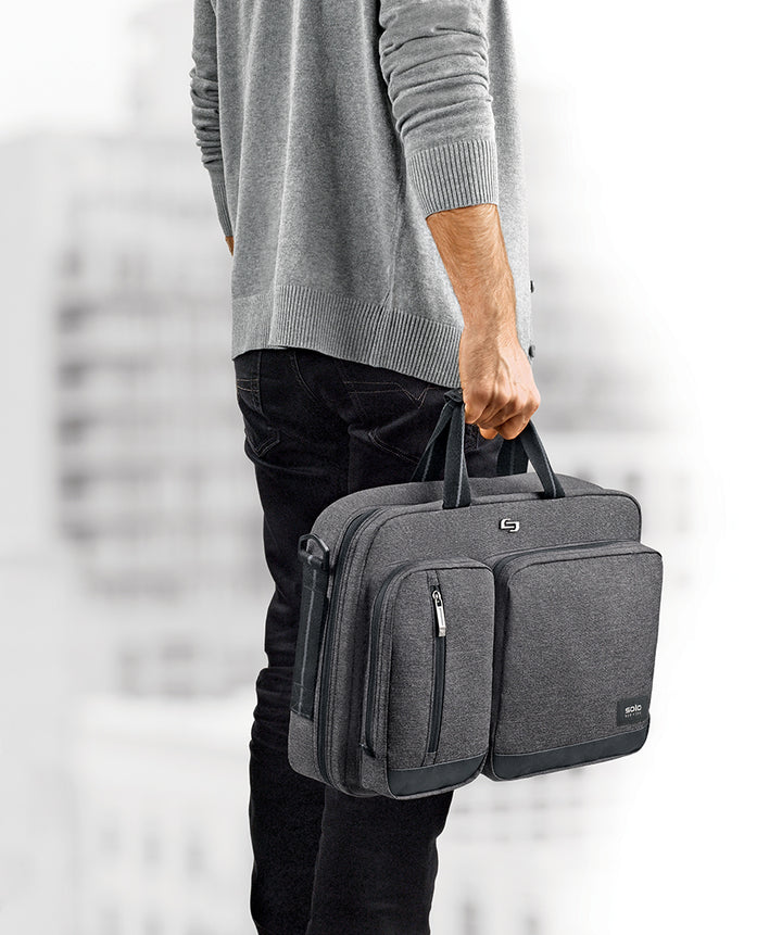 Duane Hybrid Briefcase Backpack
 #color_gray