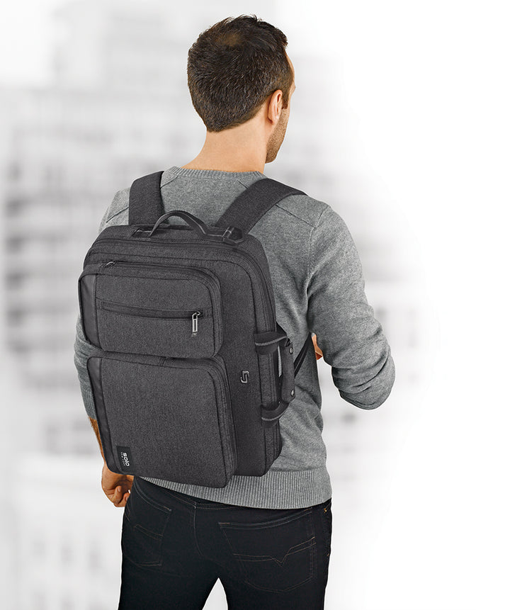 Duane Hybrid Briefcase Backpack
 #color_gray
