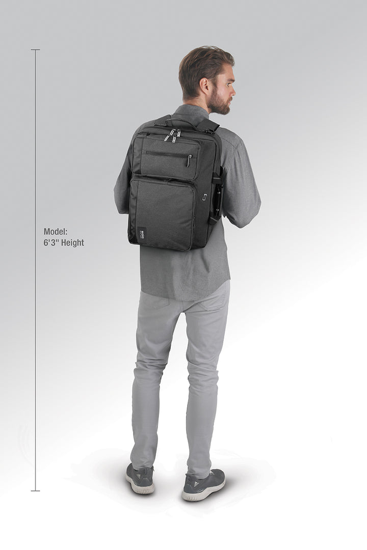 Duane Hybrid Briefcase Backpack
 #color_gray