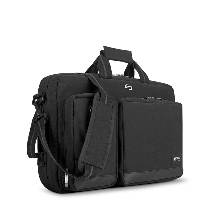 Duane Hybrid Briefcase Backpack
 #color_black
