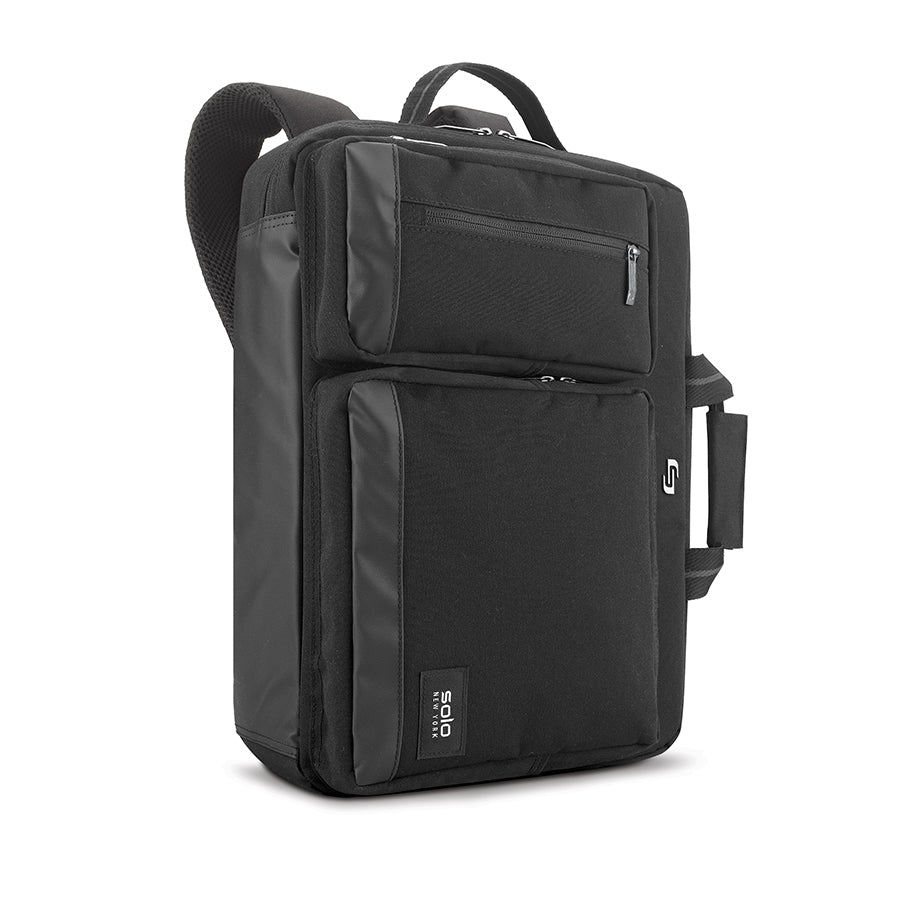 Duane Hybrid Briefcase Backpack
 #color_black