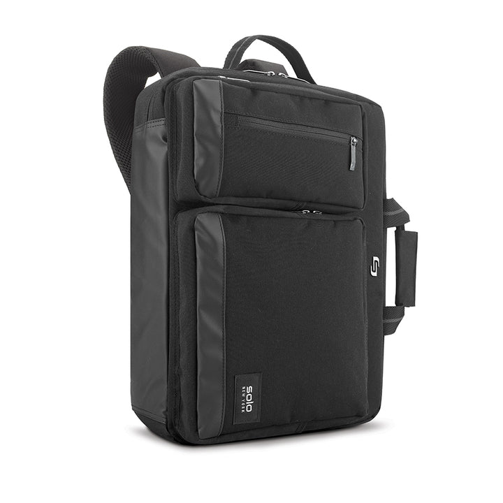 Duane Hybrid Briefcase Backpack
 #color_black