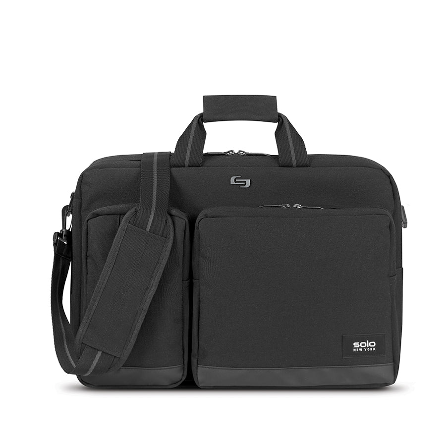 Duane Hybrid Briefcase Backpack
 #color_black