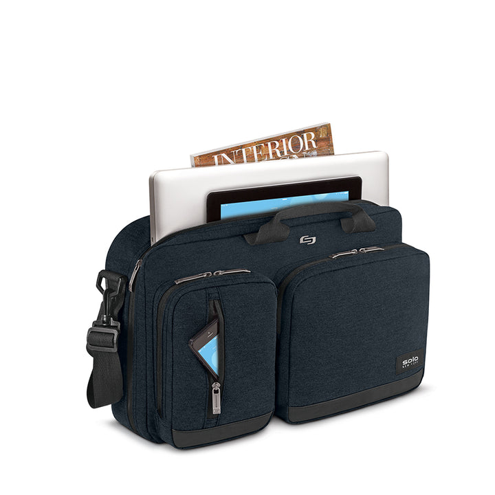 Duane Hybrid Briefcase Backpack
 #color_indigo