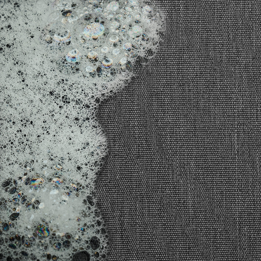 Re:Fresh Machine Washable Backpack grey fabric closeup 2