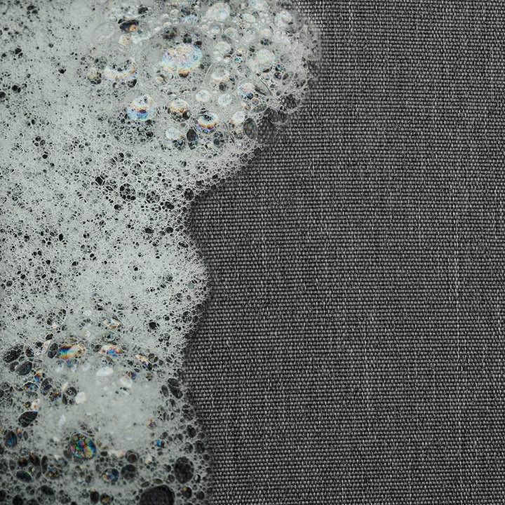 Re:Fresh Machine Washable Backpack grey fabric closeup 2