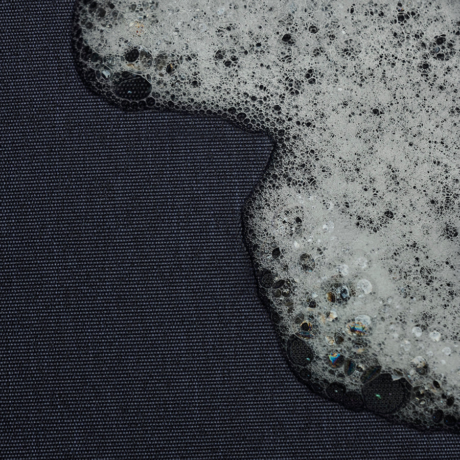 Re:Fresh Machine Washable Backpack blue fabric close up 2