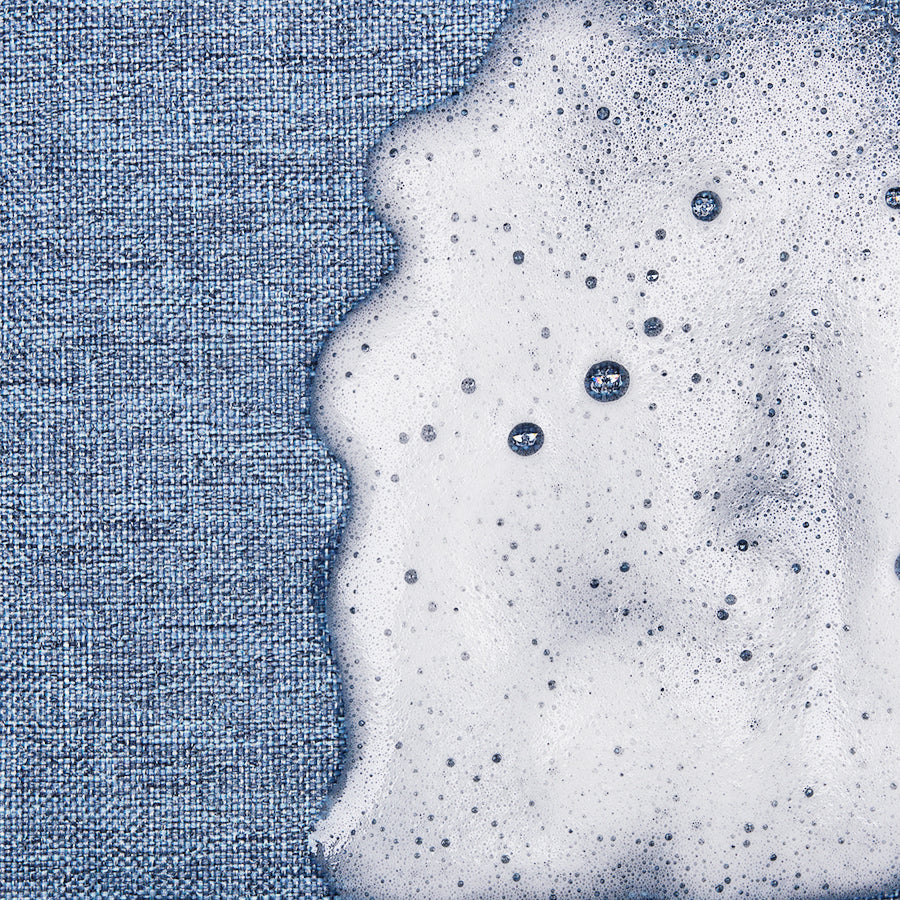 Re:Fresh Machine Washable Backpack in Demin Sky, fabric view #denim_sky