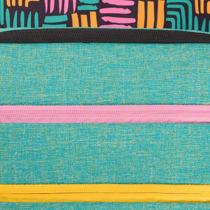 Re:Fresh Machine Washable Backpack in Teal, fabric view #teal